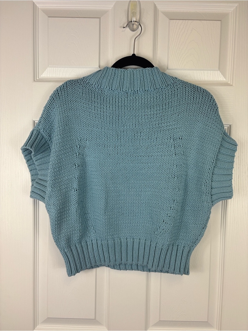 Anthropologie Maeve Pippa blue mock neck sweater sz sm - Picture 9 of 9